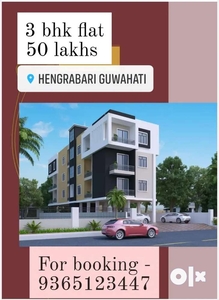 3 bhk flat 50 lakhs in hengrabari