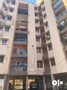 3 BHK flat with store room two Balcony semi furnished two lift facilty