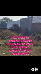 For sale in rohtak hissar road suriya colony bank wali gali