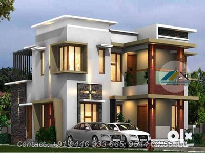 four bedrooms house at East hill Chevayur Kunnathupalam Medical Colleg