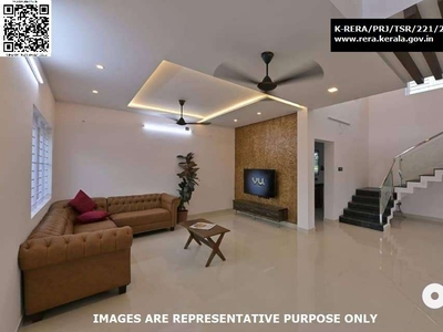10 Cent land - 2 Car Parking - 5BHK Luxury House for Sale in Thrissur