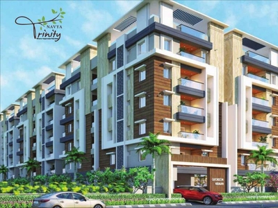 1278 sq ft 2 BHK Launch property Apartment for sale at Rs 66.45 lacs in Quorizon Navya Trinity in Peerzadiguda, Hyderabad