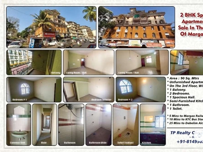 2 BHK Apartment in the heart of Margao City @ 36L only.