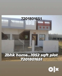 2bhk home with 1052sqft plot