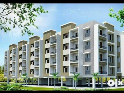 3 BHK Flat available Raipur city. 1008 sqft, Finance facility