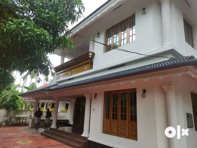 33.5 cent land with 4 bhk house for sale in angamaly,near airport
