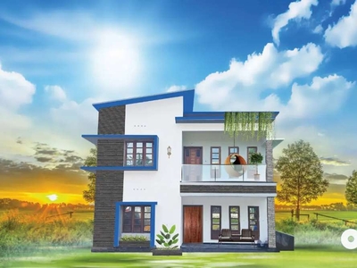 4Bhk in 6.5cent at Puthncruz 10km to infopark (loan facility)