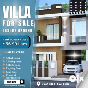 Brand New 4BHK House at Kachna Raipur
