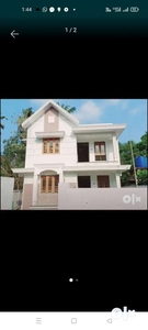 House near Cherthala Court Junction 3 bedroom hall kitchen