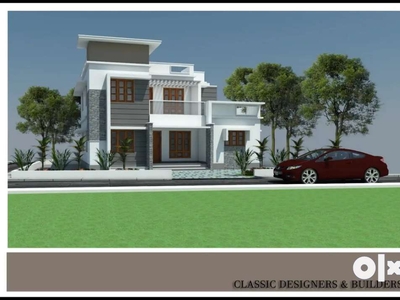 New house near Bishop Moore college, Kallumala Mavelikkara.