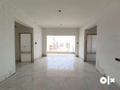 Road facing 3bhk East facing flat with good ventilation for sale.