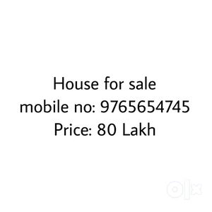 Unfurnished independent bungalow for sale