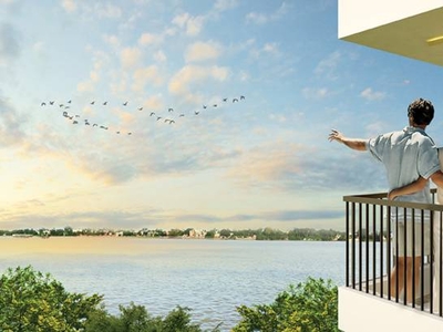 1068 sq ft 3 BHK Completed property Apartment for sale at Rs 46.99 lacs in Unimark Riviera in Uttarpara Kotrung, Kolkata