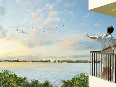 1076 sq ft 3 BHK Completed property Apartment for sale at Rs 47.34 lacs in Unimark Riviera in Uttarpara Kotrung, Kolkata