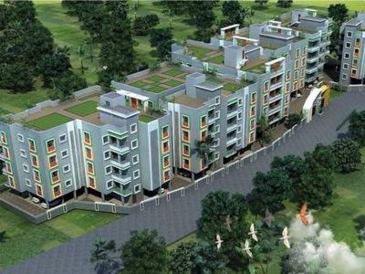 1253 sq ft 3 BHK 3T Apartment for sale at Rs 62.65 lacs in Veni Sunrise Complex in New Town, Kolkata
