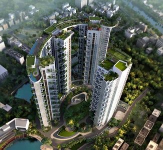 1602 sq ft 4 BHK Completed property Apartment for sale at Rs 1.73 crore in Siddha Sky in Beliaghata, Kolkata