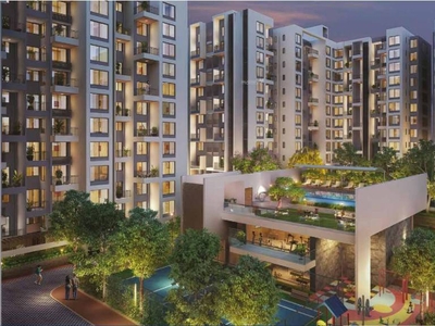586 sq ft 2 BHK Under Construction property Apartment for sale at Rs 66.32 lacs in Rama Metro Life Maxima Residences in Tathawade, Pune