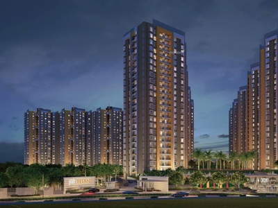 864 sq ft 3 BHK Under Construction property Apartment for sale at Rs 79.19 lacs in Pride Purple Park Titan in Hinjewadi, Pune