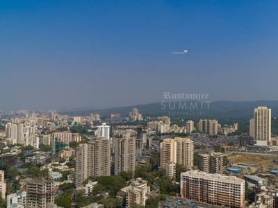 1076 sq ft 3 BHK Under Construction property Apartment for sale at Rs 3.01 crore in Rustomjee Summit in Borivali East, Mumbai