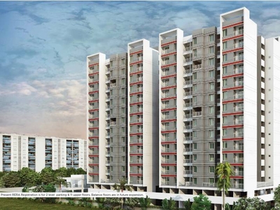 534 sq ft 2 BHK Under Construction property Apartment for sale at Rs 48.57 lacs in Kolte Patil EQUA in Wagholi, Pune