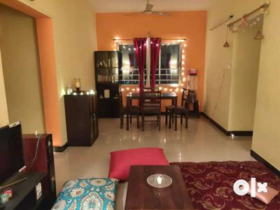 Fully furnished flat available in rajarhat akankha Bengal shelter