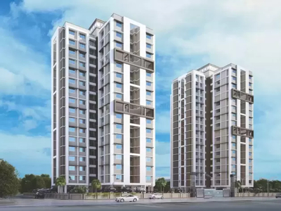 555 Sqft 1 BHK Flat for sale in Raunak Unnathi Woods Phase 3