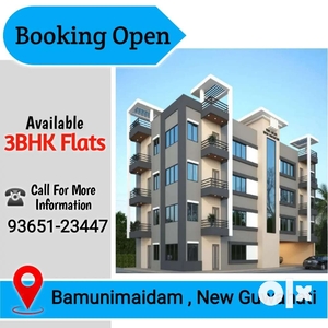 3 bhk flat 58 lakhs bamunimaidam new guwahati