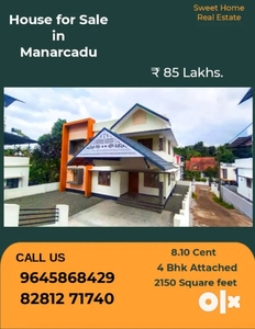 4 BHK New House in Manarkadu-Kottayam