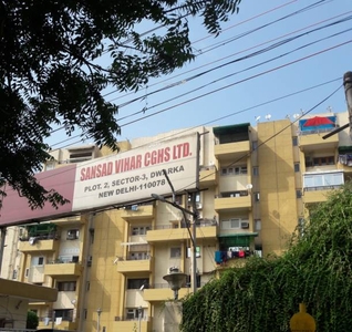1450 sq ft 3 BHK 2T NorthEast facing Apartment for sale at Rs 1.75 crore in Anil Suri Group Sansad Vihar Apartment in Sector 3 Dwarka, Delhi