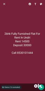 2bhk Fully Furnished Flat For Rent In Undri Pisoli