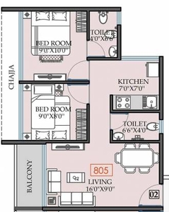 550 sq ft 1 BHK 1T Apartment for rent in Shivshakti Shiv Ornate at Ulwe, Mumbai by Agent Radhe krishna real estate