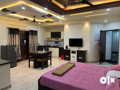 FULLY FURNISHED LUXURY SPACIOUS STUDIO APARTMENT RENT EDAPPALLY
