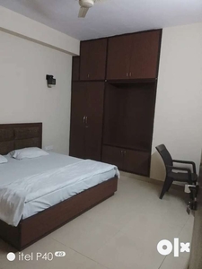 Fully furnished studio room with out kitchen