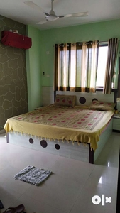 Furnished, well painted 2 BHK flat for rent with dedicated parking