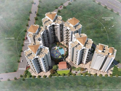 1008 sq ft 3 BHK Under Construction property Apartment for sale at Rs 1.01 crore in Rose Gardenia in Mamurdi, Pune