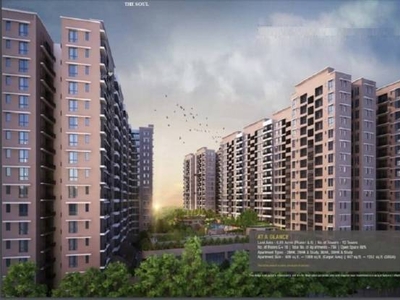 1077 sq ft 3 BHK 3T Apartment for sale at Rs 85.00 lacs in PS The Soul 13th floor in Rajarhat, Kolkata