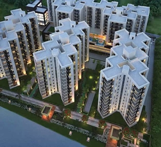1136 sq ft 3 BHK Completed property Apartment for sale at Rs 49.98 lacs in Unimark Riviera in Uttarpara Kotrung, Kolkata