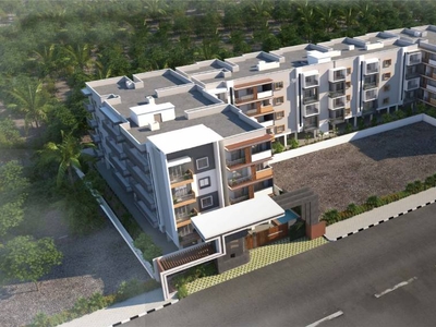 1270 sq ft 3 BHK Under Construction property Apartment for sale at Rs 68.58 lacs in Adarsh Sai Crystal in Electronic City Phase 2, Bangalore