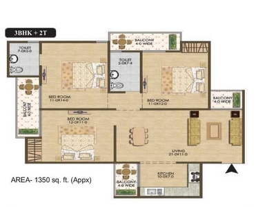 4BHK Apartment for Sale