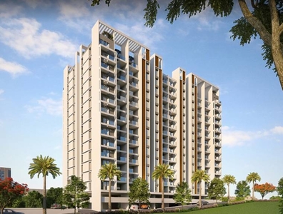 683 sq ft 2 BHK Under Construction property Apartment for sale at Rs 75.26 lacs in Majestique Towers Phase 3 in Wagholi, Pune
