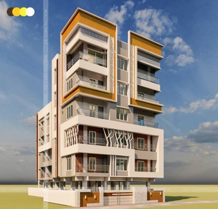 777 sq ft 2 BHK Under Construction property Apartment for sale at Rs 34.97 lacs in Saha Aakar Abasan in Rajarhat, Kolkata
