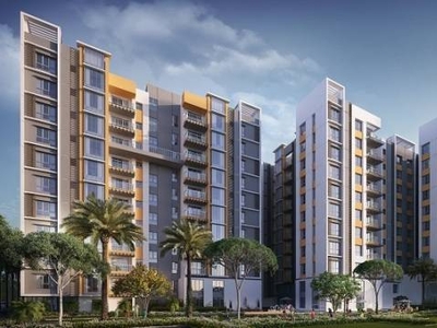 874 sq ft 3 BHK 3T Apartment for sale at Rs 85.00 lacs in Loharuka URBAN GREENS PHASE II A & B 7th floor in Rajarhat, Kolkata