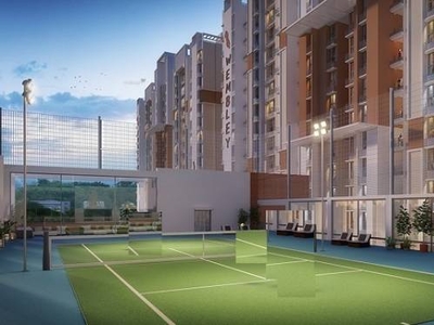 918 sq ft 3 BHK 2T Apartment for sale at Rs 70.00 lacs in Merlin Rise 17th floor in Rajarhat, Kolkata