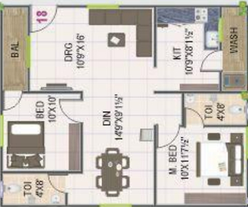 2BHK Apartment for Sale