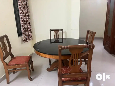 3 bedroom attached Furnished AC flat in mly 25k with MNC