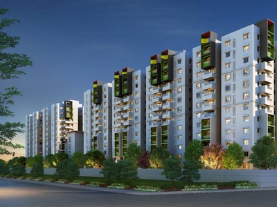 1180 sq ft 2 BHK Launch property Apartment for sale at Rs 86.14 lacs in Ramky One Orbit in Nallagandla Gachibowli, Hyderabad