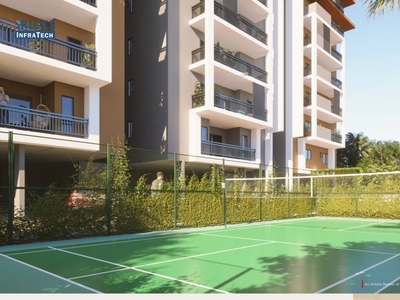 1230 sq ft 2 BHK Launch property Apartment for sale at Rs 76.26 lacs in Bricks Cyberwoods in Osman Nagar, Hyderabad