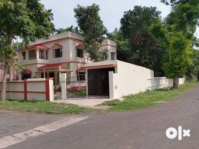 2-storeyed independent corner plot villa in B block Kalyani