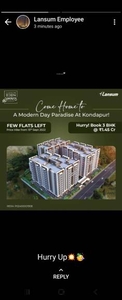 2125 sq ft 3 BHK 3T Apartment for sale at Rs 1.80 crore in Lansum Eden Gardens in Kondapur, Hyderabad