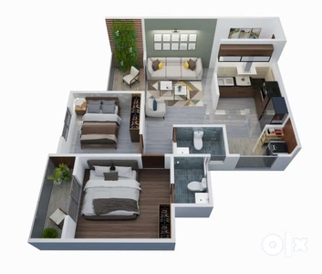 2BHK with Parking